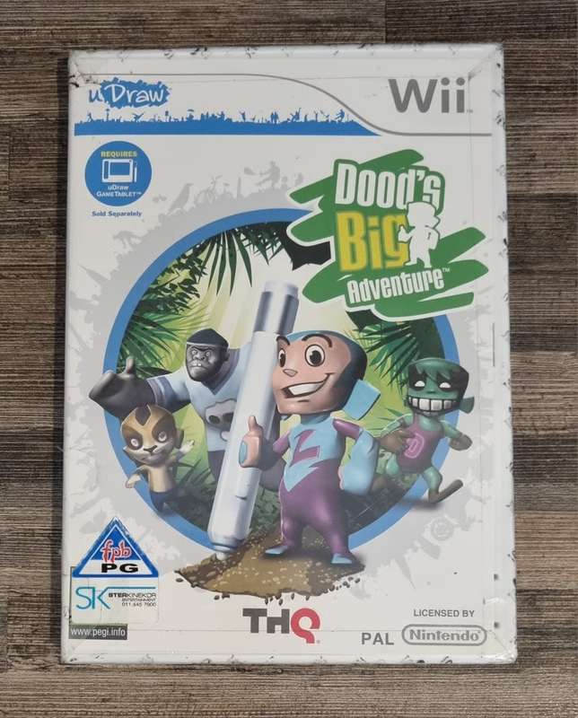 uDraw Dood`s Big Adventure for Nintendo Wii - New