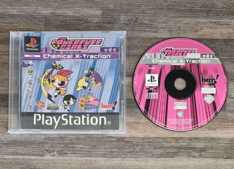 The Power Puff Girls Chemical X-Traction for PS1