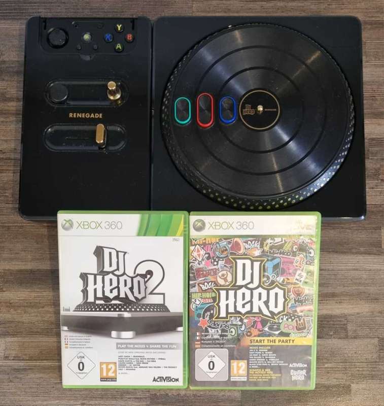 DJ Hero Board + Games for Xbox 360