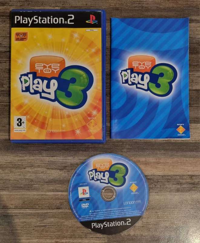 Eye Toy Play 3 for PS2 - Complete