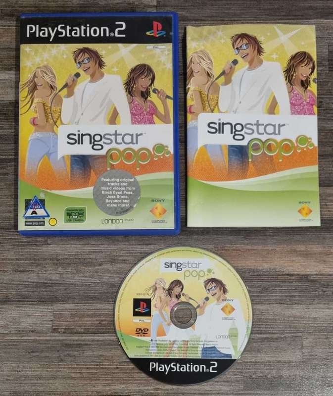 Sing Star Pop for PS2 - Complete
