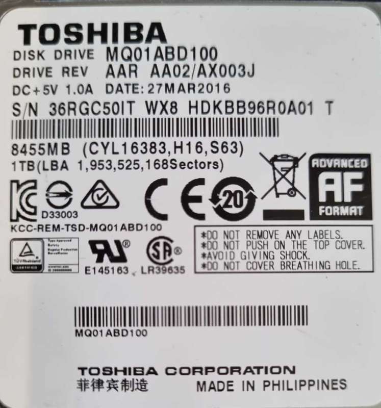 1TB Hard Drive for PS3