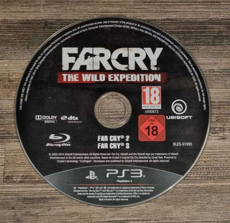 Farcry The Wild Expedition for PS3 - Disc Only