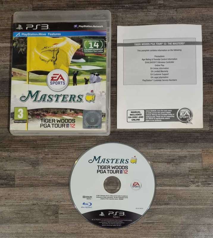 Masters PGA 12 for PS3 - Complete