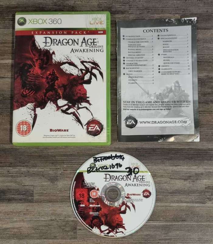Dragon Age Origins Awakening Expansion Pack for Xbox 360 - Complete