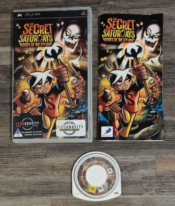 The Secret Saturdays Beasts of the 5th Sun for PSP - Complete