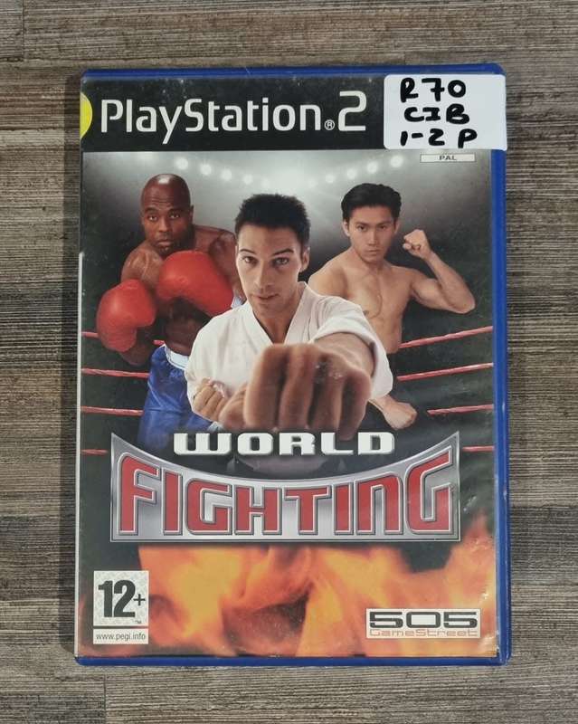 World Fighting for PS2 - SCRATCHED