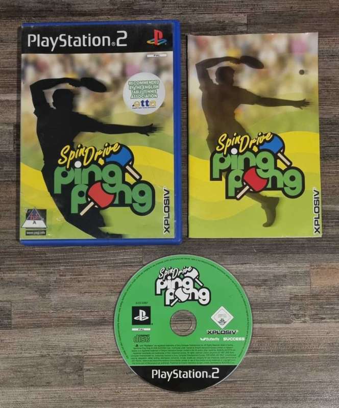 Spin Drive Ping Pong for PS2 - Complete