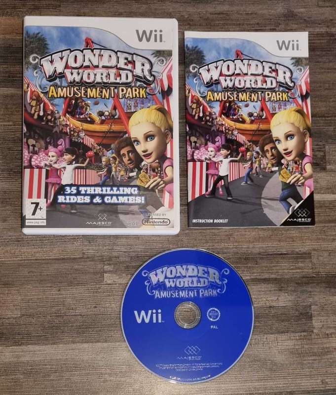 Wonder World Amusement Park for Nintendo Wii - Complete