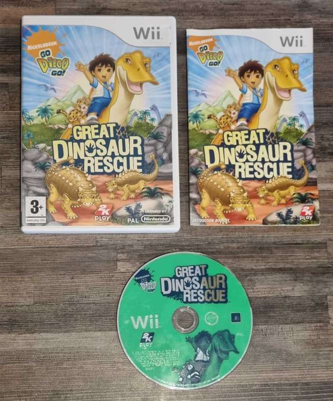 Great Dinosaur Rescue for Nintendo Wii - Complete