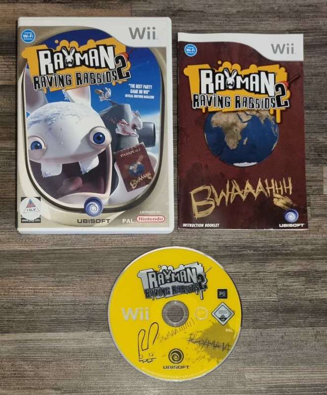 Rayman Raving Rabbids 2 for Nintendo Wii - Complete