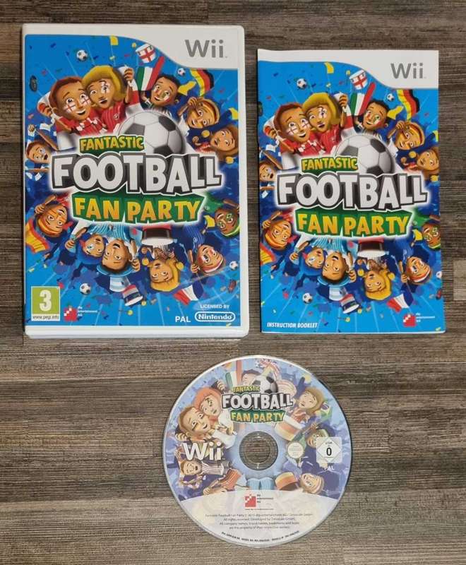 Fantastic Football Fan Party for Nintendo Wii - Complete