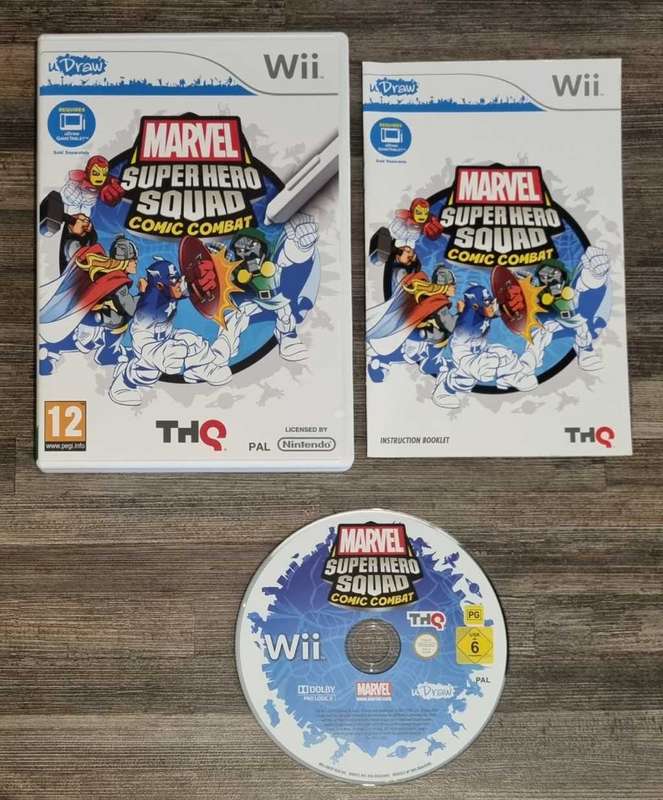 Marvel Super Hero Squad Comic Combat for Nintendo Wii - Complete + Minty