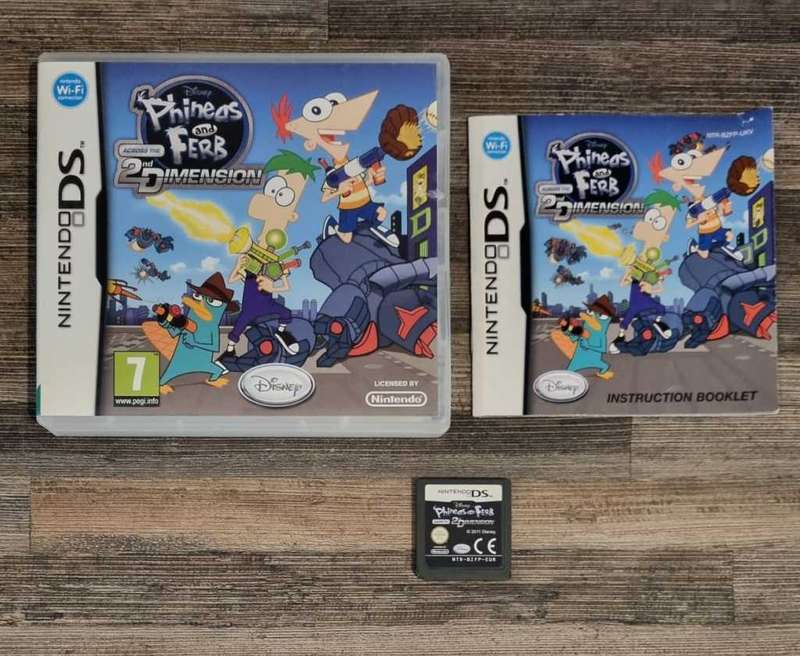 Phineas and Pherb 2nd Dimension for Nintendo DS - Complete