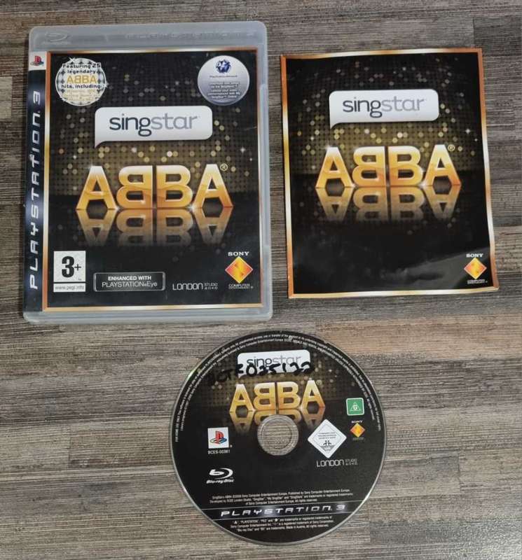 Sing Star ABBA for PS3 - Complete