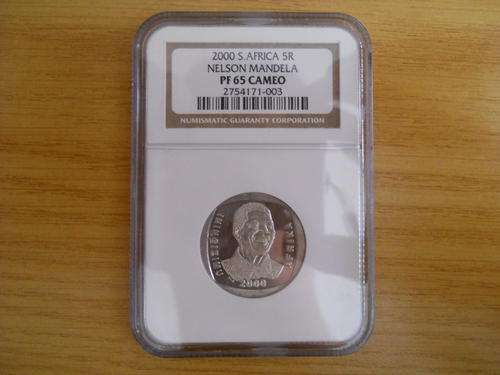 ***** 2000 Mandela Proof 65 Cameo R 5 NGC ***** Rare indeed!