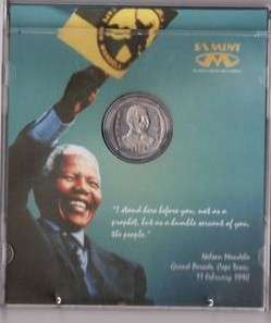 ***** 2000 Mandela R 5 prooflike coin in CD case *****