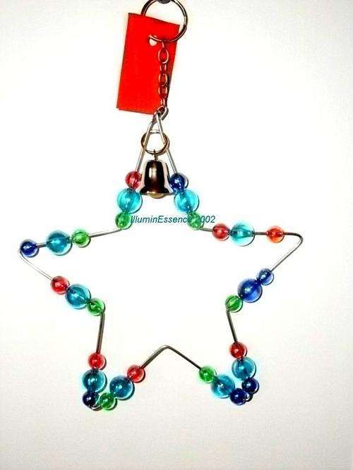 PARROT TOY - BEAD STAR LARGE