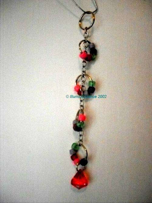 PARROT TOY - BEAD RINGS WITH ACRYLIC CRYSTAL Parrot toy