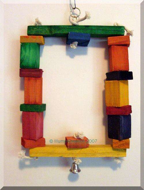 PARROT TOY - COLOSSEUM for medium-large parrots