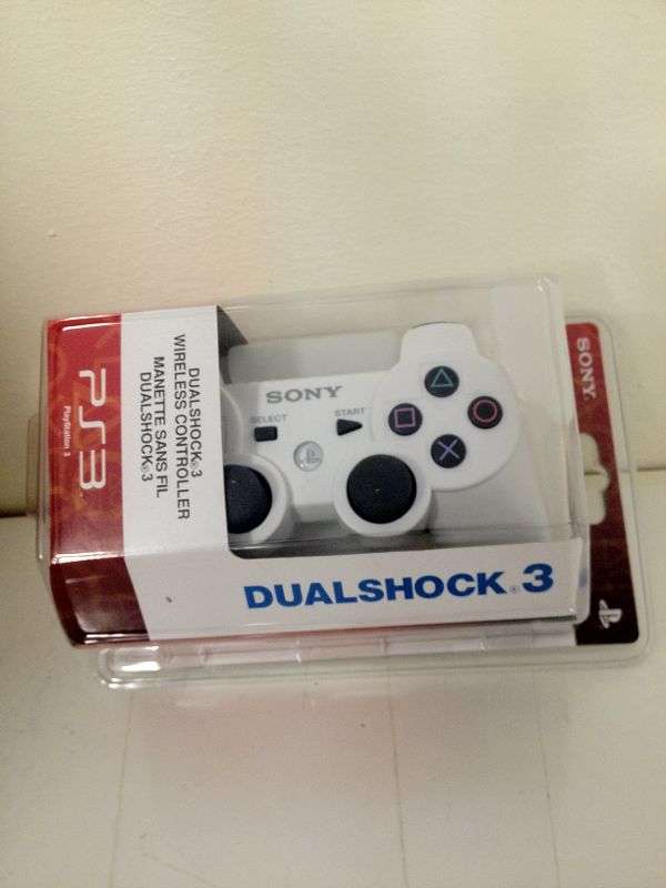 New Playstation 3 dual shock six axis controllers