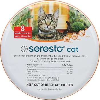 Seresto Flea and Tick Collar for Cats (Lasts up to 8 months)