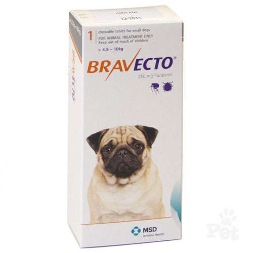 Bravecto - 3 Month Tick & Flea Treatment for Small Dogs (4.5-10kg)