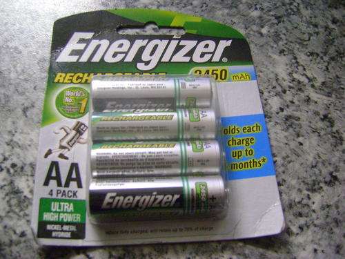 energizer rechargeable batt 2450mah  x4