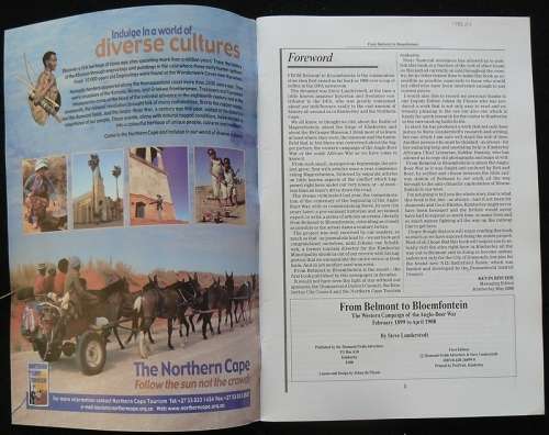 From Belmont to Bloemfontein, the Western Campaign of the Anglo-Boer War February 1899 - April 1900