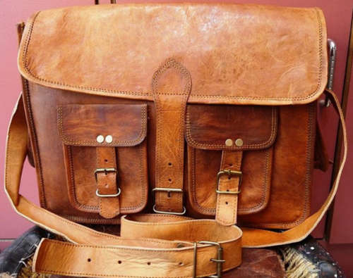Leather Laptop Suitcase