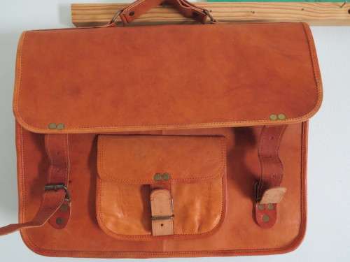 Laptop/Carry Leather Bag