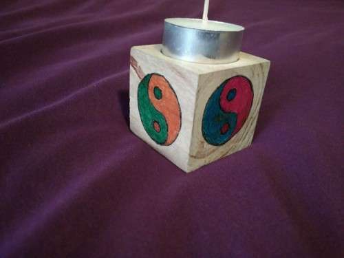 Yin Yang Candle Holder