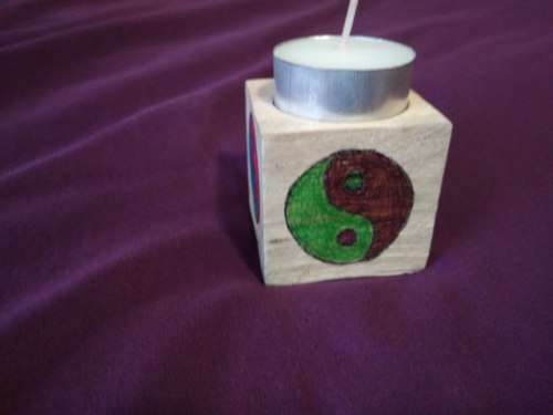 Yin Yang Candle Holder