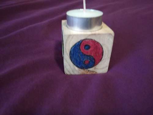 Yin Yang Candle Holder