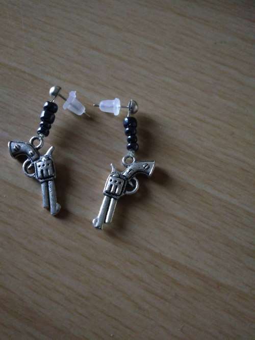 Gun earrings