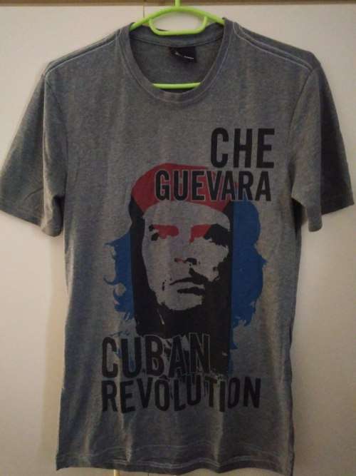 Che Guevara (Cuban Revolution) Grey t-shirt Size Small