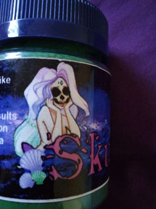Hair dye Skullour Temporary Powder DARK GREEN