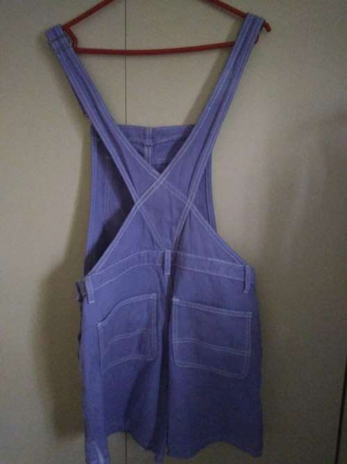 Purple Dungarees short size medium