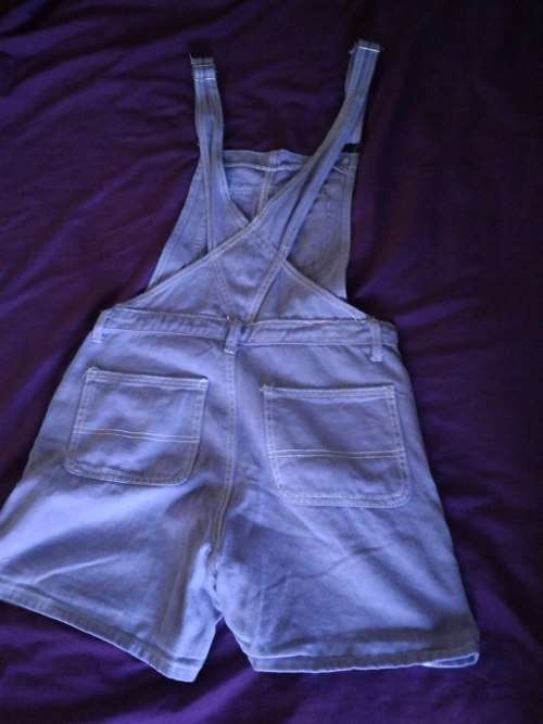 Purple Dungarees short size medium