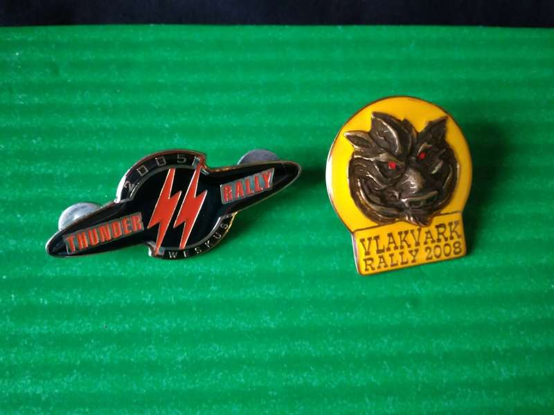Rally badges (x2)