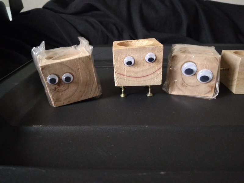 Candle Holders Googly Eyes (set of 6)