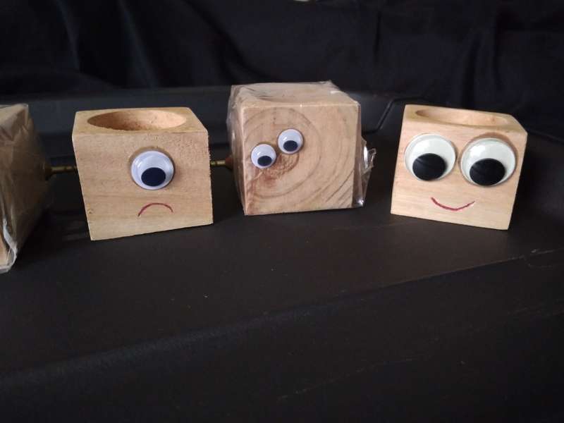 Candle Holders Googly Eyes (set of 6)