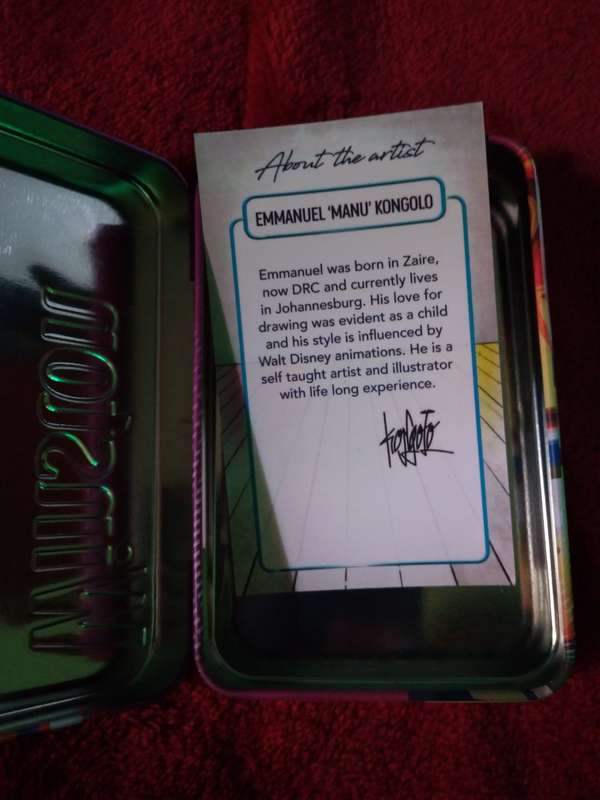 Winston Cigarette Box - Artist Emmanuel 'Manu' Kongolo