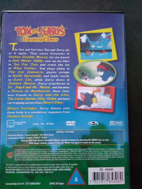 Tom & Jerry DVD