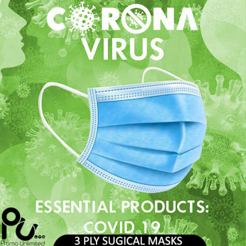50 x Covid19 Surgical masks - 3ply