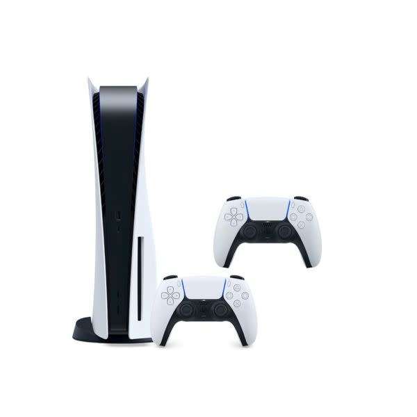 PlayStation 5 Hardware (PS5)- 825 GB PS5 Disc Console Bundle + 2 Controllers