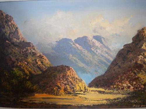 ORIGINAL - DAN DU TOIT (Large Oil Painting) Very Sought After
