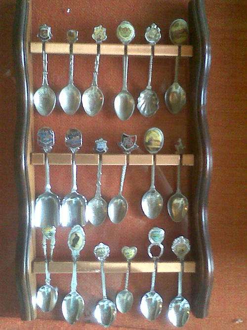 LOT: 2 TRAYS WITH HIGHLY COLLECTABLE SPOONS - RARE & UNIQUE