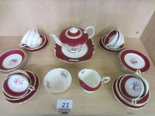Stunning!! 38 PIECE PARAGON TEA & CAKE SET.!! Very rare.