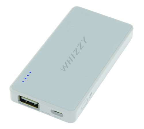 Whizzy 2200 Power Bank (White)